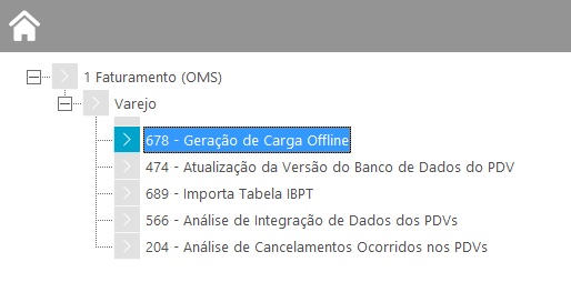 Geração de Carga Offline