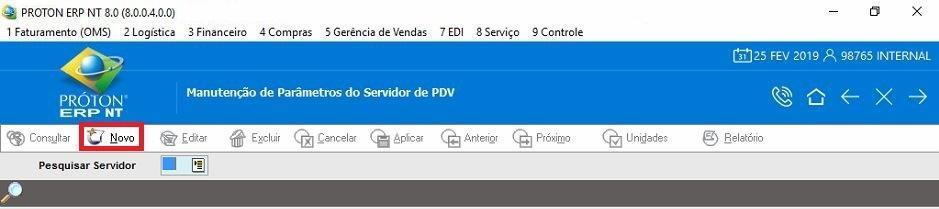 Instalação PRÓTON PDV