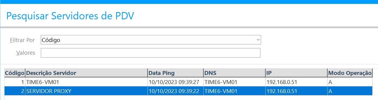 Instalação PRÓTON PDV