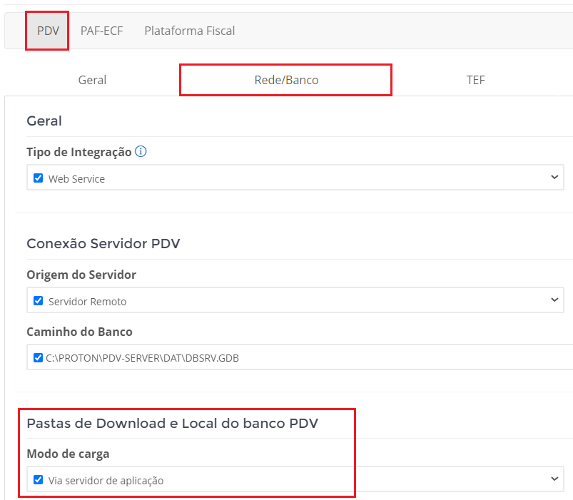 Instalação PRÓTON PDV