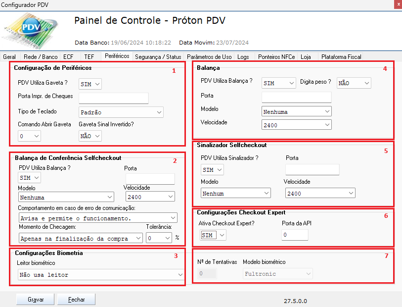 Instalação PRÓTON PDV