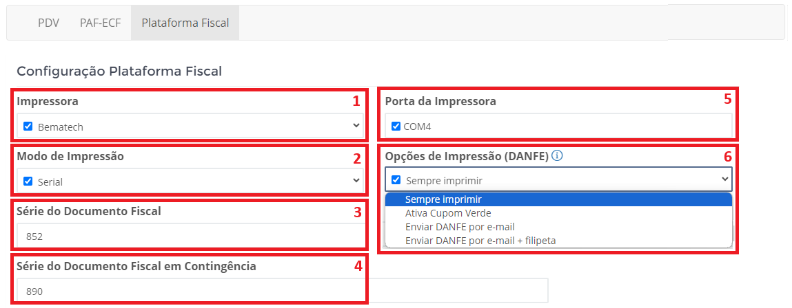 Instalação PRÓTON PDV