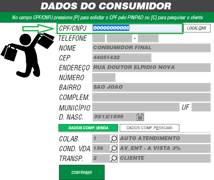 Dados do Consumidor