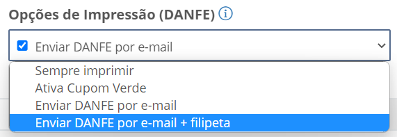 DANFE e-mail