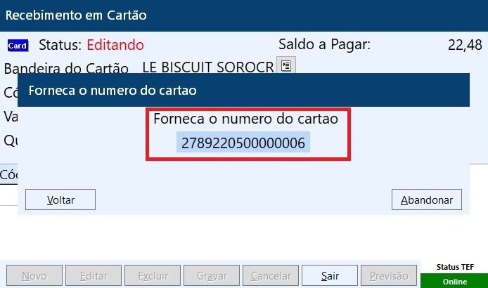 Desconto ativação cartão