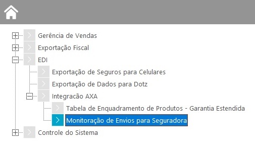 Monitoração de Envios para Seguradora