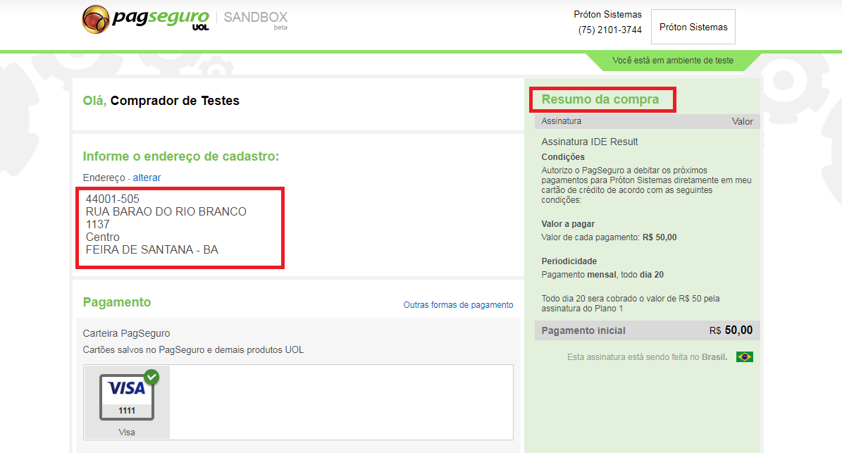 pagamento